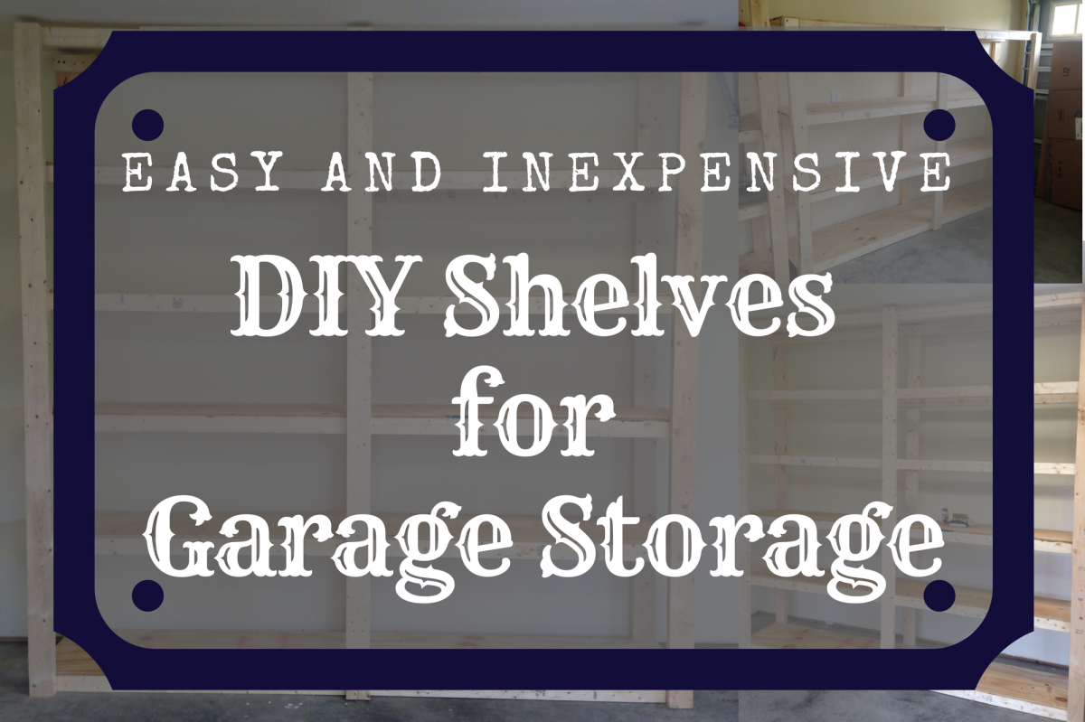 Easy DIY Garage Storage Shelves